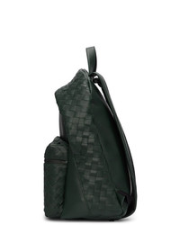 Bottega Veneta Green Intrecciato Medium Backpack