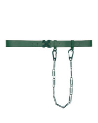 Off-White Green Chain Arrows Belt