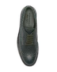 Burberry Brogue Detail Y Leather Derby Shoes