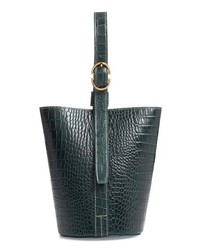 Trademark Small Leather Bucket Bag