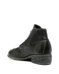 Guidi 793x Lace Up Pebbled Boots