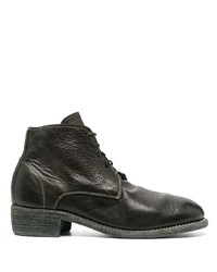 Guidi 793x Lace Up Pebbled Boots