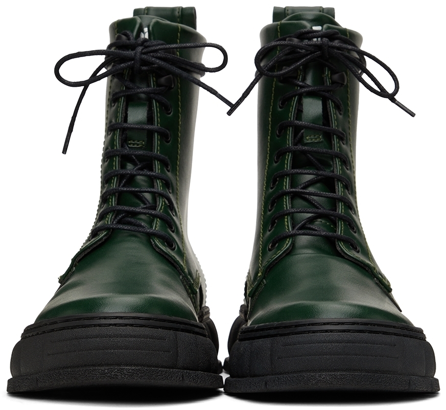 Viron Green Apple Leather 1992 Boots, $280 | SSENSE | Lookastic