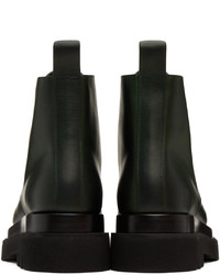 Bottega Veneta Green Lugged Boots