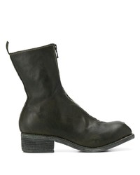 Guidi Cracked Effect Ankle Boots