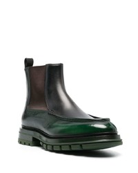 Santoni Ombr Effect Leather Chelsea Boots