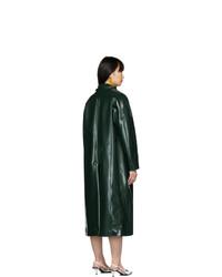 Christopher Kane Green Jersey Coat
