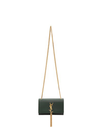Saint Laurent Green Small Kate Tassel Bag