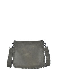 ANTIK KRAFT Stitch Faux Leather Crossbody Bag