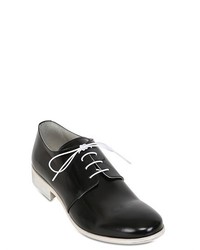 Brushed Leather Derby Lace Up Shoes
