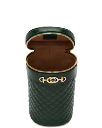 Gucci Green Quilted Leather Belt Bag