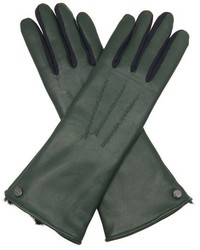 Agnelle Rabbit Fur Lined Leather Gloves