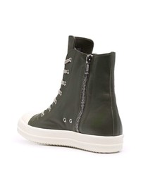 Rick Owens Ankle Lace Up Sneakers
