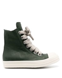 Rick Owens Chunky Laces High Top Sneakers
