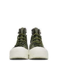 Converse Green Winter Chuck Taylor Lugged High Top Sneakers