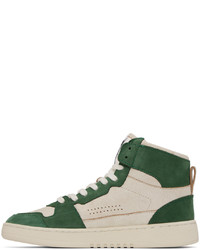 Axel Arigato Off White Green Dice Lo Hi Sneakers