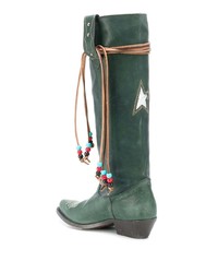 Golden Goose Wish Star Embroidered Boots