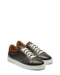 Magnanni Costa Low Top Sneaker In Ta And Brown At Nordstrom