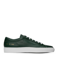 Common Projects Green Achilles Sneakers