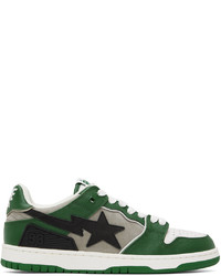 BAPE Green Sk8 Sta 1 Sneakers