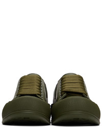 Alexander McQueen Khaki Deck Plimsoll Sneakers