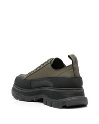 Alexander McQueen Tread Slick Leather Sneakers