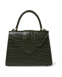 Mehry Mu Fey Croc Effect Leather Tote