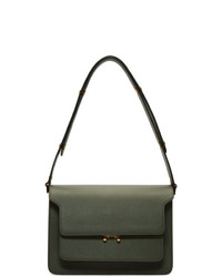 Marni Green Saffiano Medium Trunk Bag
