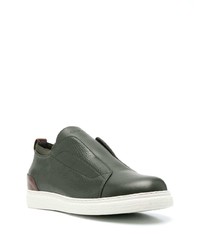 Canali Slip On Low Top Sneakers