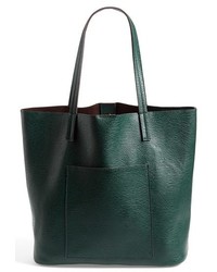 Street Level Faux Leather Pocket Tote
