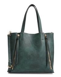 Chelsea28 Leigh Convertible Zipper Faux Leather Tote