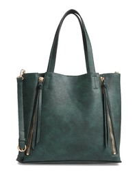 Chelsea28 Leigh Convertible Zipper Faux Leather Tote