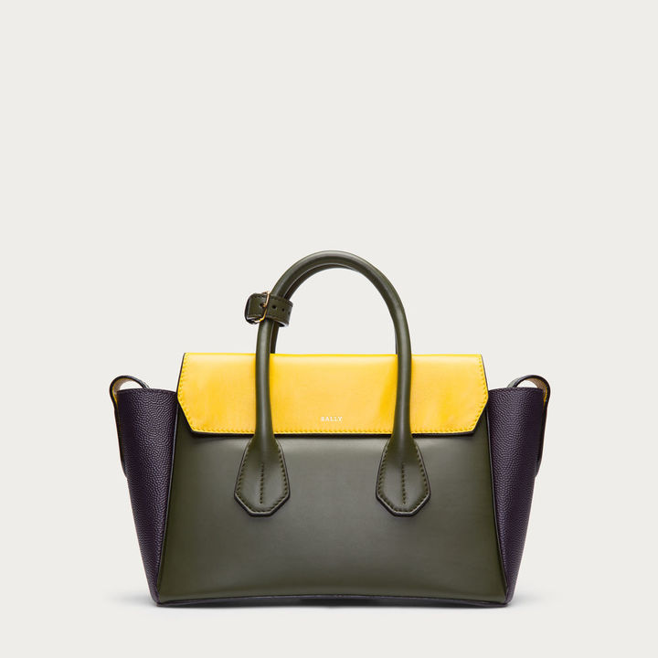 Bally Sommet Fold Small Small Leather Tote In Caper, $1,795