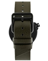 Miansai M24 Round Leather Strap Watch 39mm
