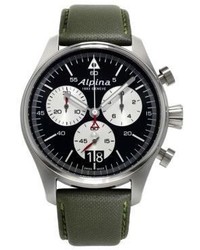 Alpina Startimer Pilot Military Chronograph Watch