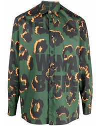 Waxman Brothers Leopard Print Cotton Shirt