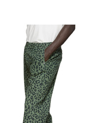 Vyner Articles Green Leopard Chaos Lounge Pants