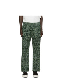 Vyner Articles Green Leopard Chaos Lounge Pants