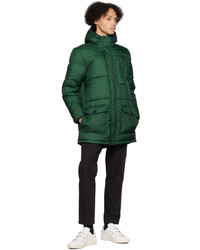 Ps By Paul Smith Green Wadded Parka