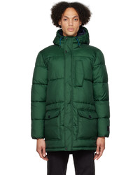 Ps By Paul Smith Green Wadded Parka
