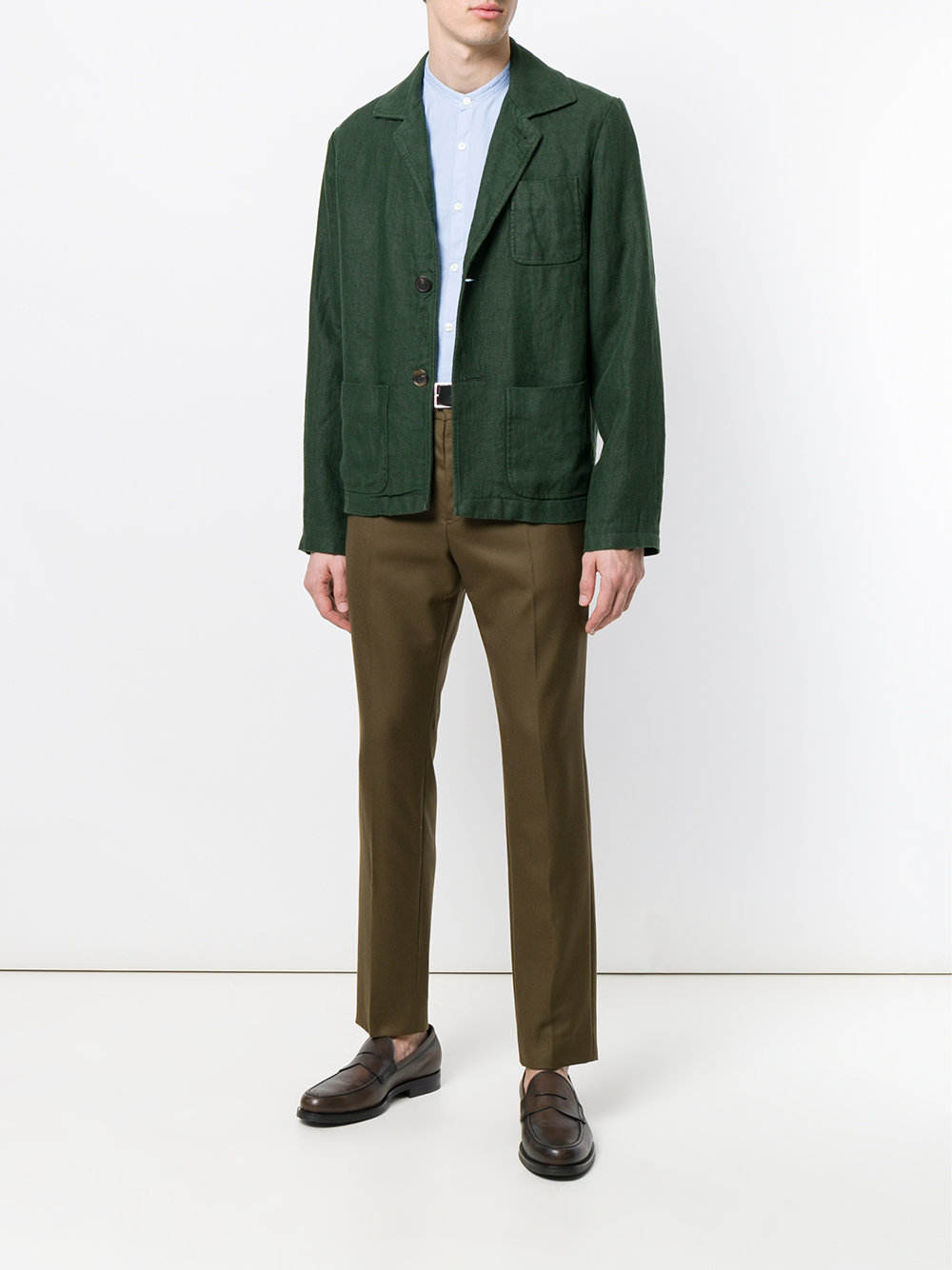 Doppiaa Patch Pocket Boxy Blazer, $436 | farfetch.com | Lookastic