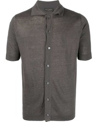 Dell'oglio Short Sleeve Linen Shirt