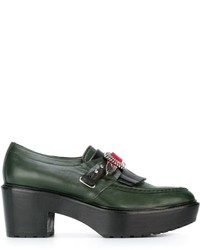 Dark Green Loafers
