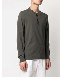 Tom Ford Henley Long Sleeve Top