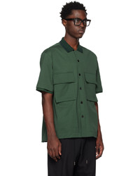 Sacai Green Flap Pocket Shirt