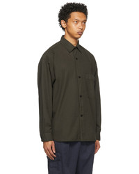 Mhl By Margaret Howell Green Oversized Work Shirt