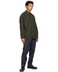 Mhl By Margaret Howell Green Oversized Work Shirt