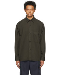 Mhl By Margaret Howell Green Oversized Work Shirt