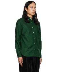 Beams Plus Green Oxford Shirt