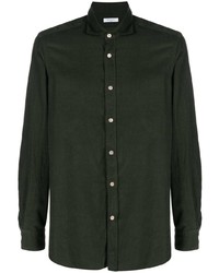 Dark Green Long Sleeve Shirts for Men | Lookastic